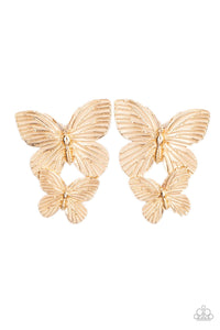 Paparazzi Blushing Butterflies - Gold